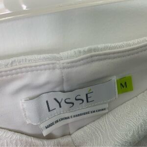 Lysee legging white pant with beautiful fabric detail